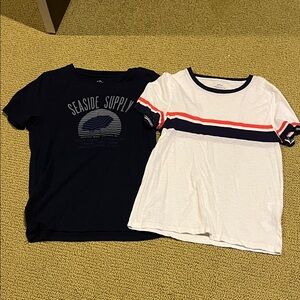 J. Crew Navy and White womens T-Shirt Duo 2 for $14 size small